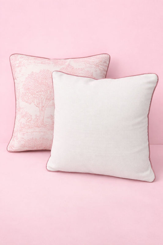 Cuscino in cotone 40x40 (retro bianco)