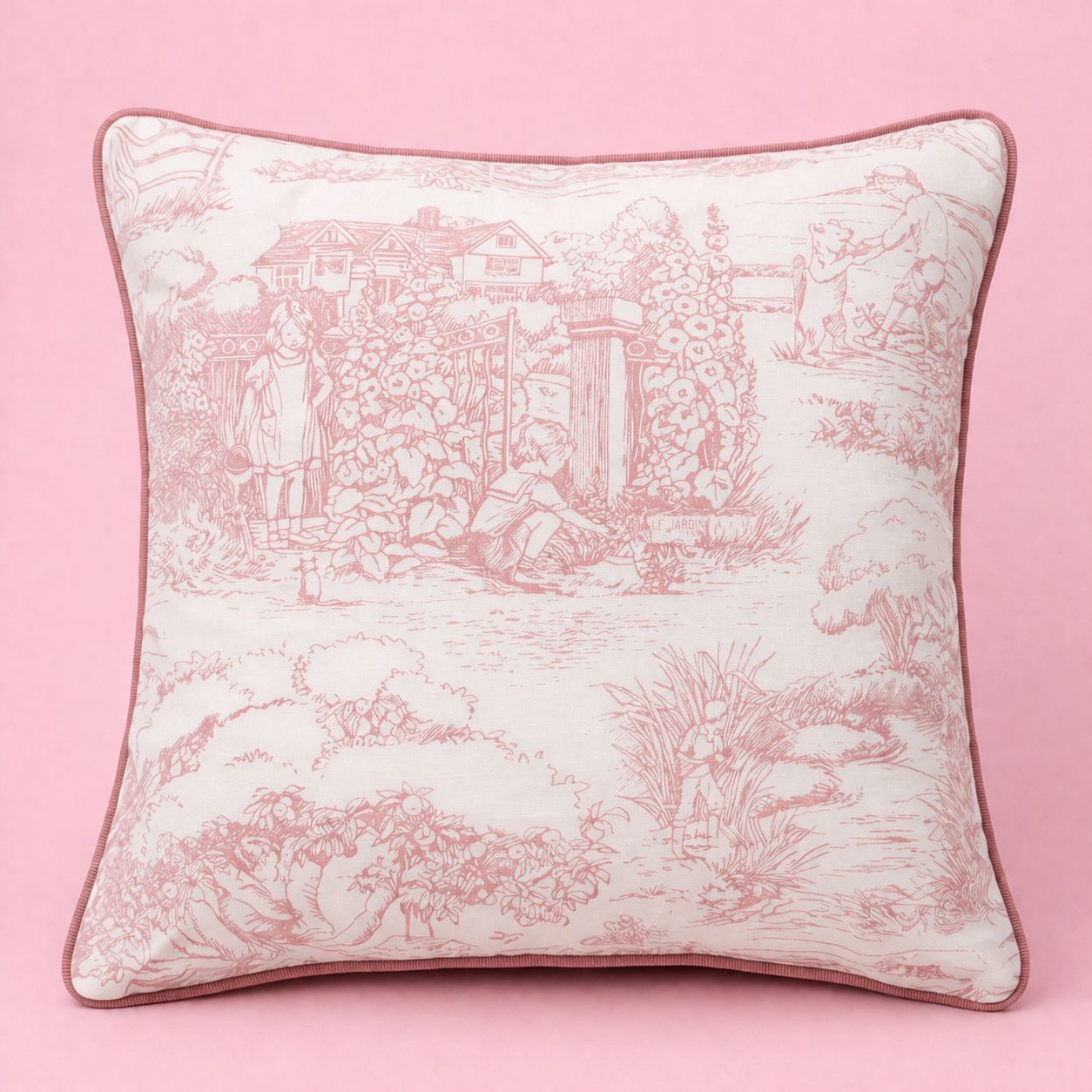 Cuscino in cotone 40x40 (retro bianco)